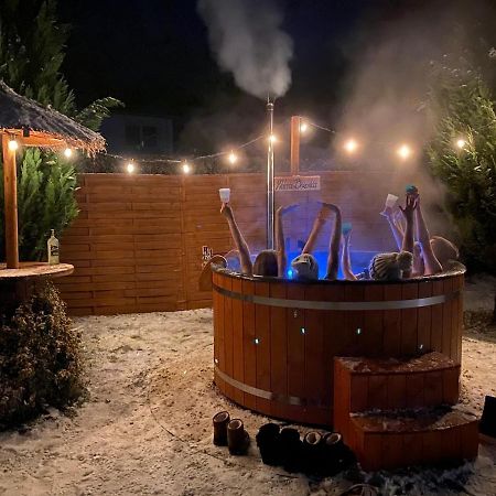 Rajska Cisza - Caloroczny Prywatny Domek W Lesie Nad Jeziorem - Sauna I Balia Krąg Exterior foto
