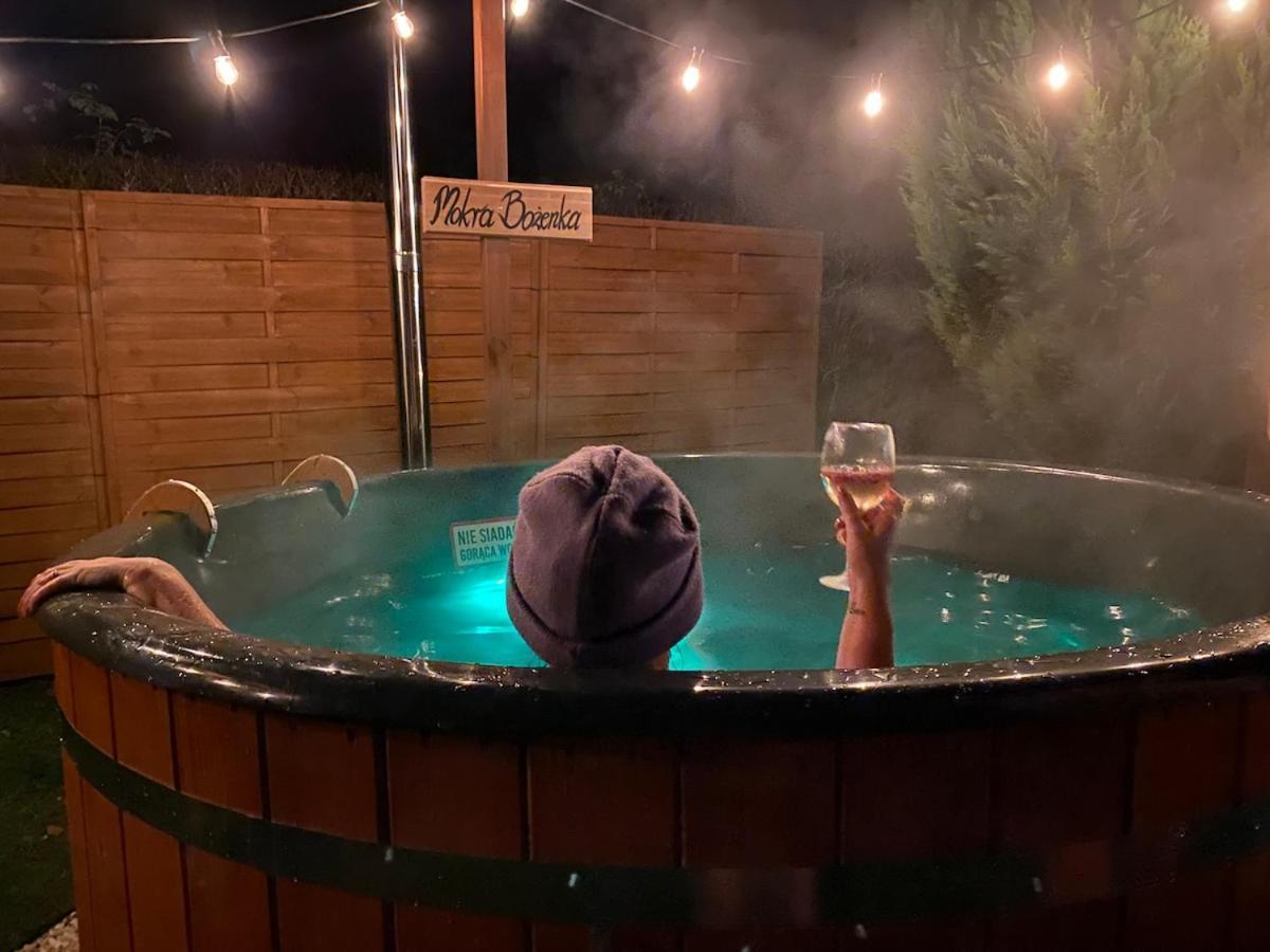 Rajska Cisza - Caloroczny Prywatny Domek W Lesie Nad Jeziorem - Sauna I Balia Krąg Exterior foto