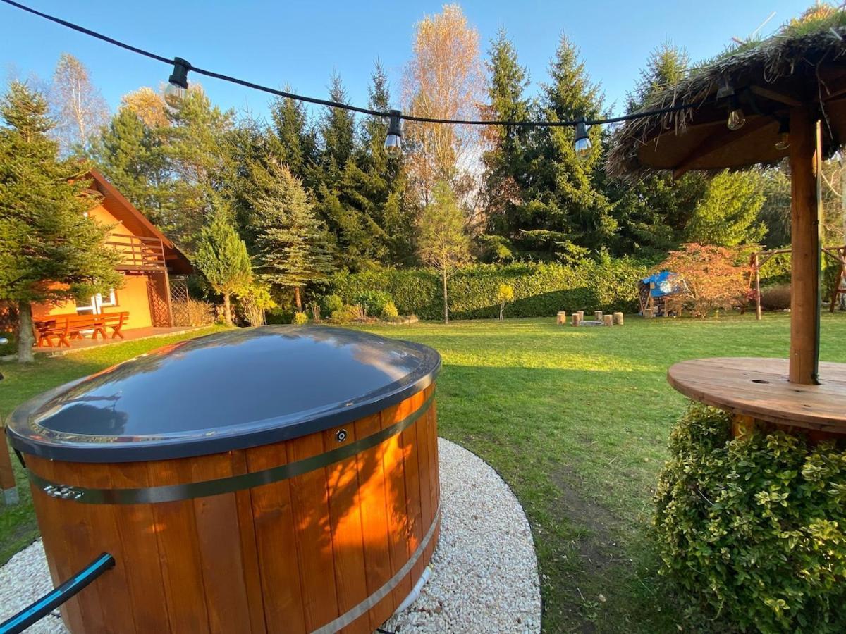 Rajska Cisza - Caloroczny Prywatny Domek W Lesie Nad Jeziorem - Sauna I Balia Krąg Exterior foto