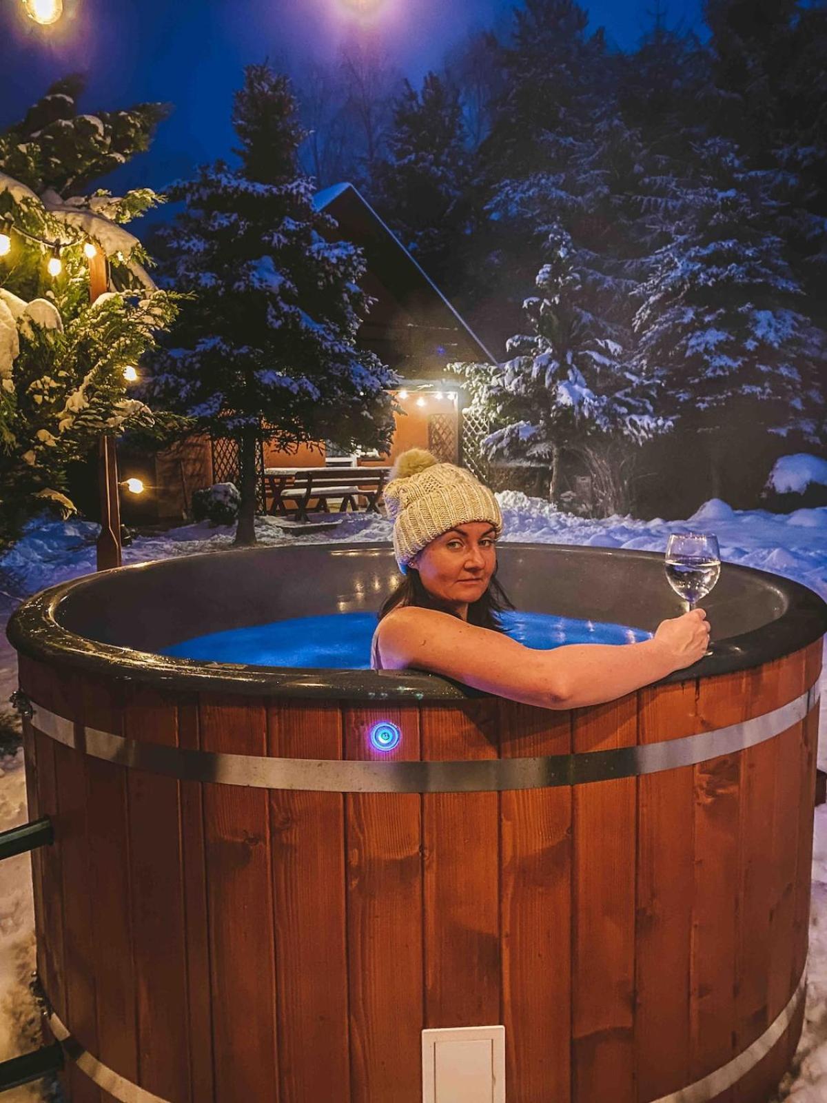 Rajska Cisza - Caloroczny Prywatny Domek W Lesie Nad Jeziorem - Sauna I Balia Krąg Exterior foto