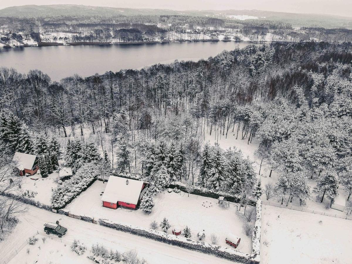 Rajska Cisza - Caloroczny Prywatny Domek W Lesie Nad Jeziorem - Sauna I Balia Krąg Exterior foto